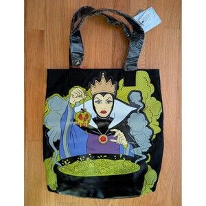 Disney Loungefly Evil Queen 16" Large Tote Handbag Purse Beach Bag RARE HTF NWT